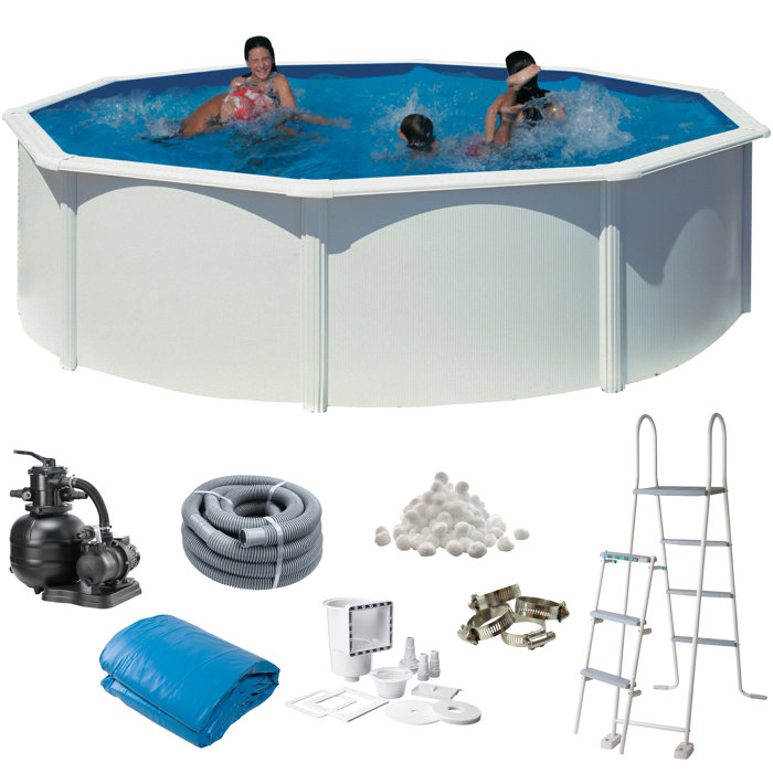 Stålpool 17450 liter - Swim & Fun